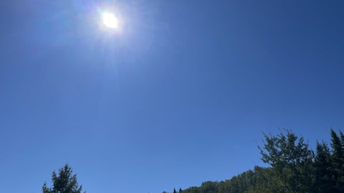 sunny day in Prince George