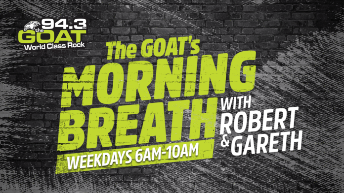 The GOAT's Morning Breath with Robert and Gareth - show page banner -16x9