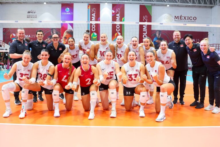 Canada gets on winning track at women’s Volleyball Cup
