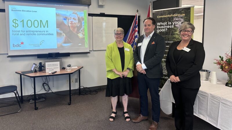 initiative announcement from the Kelowna Community Futures office